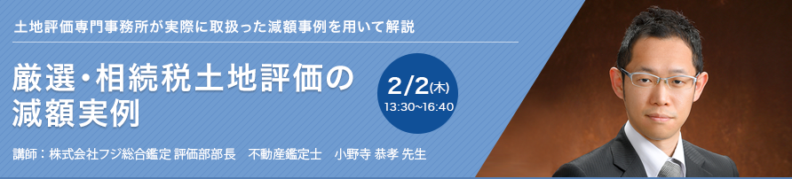 厳選・相続税土地評価の減額実例