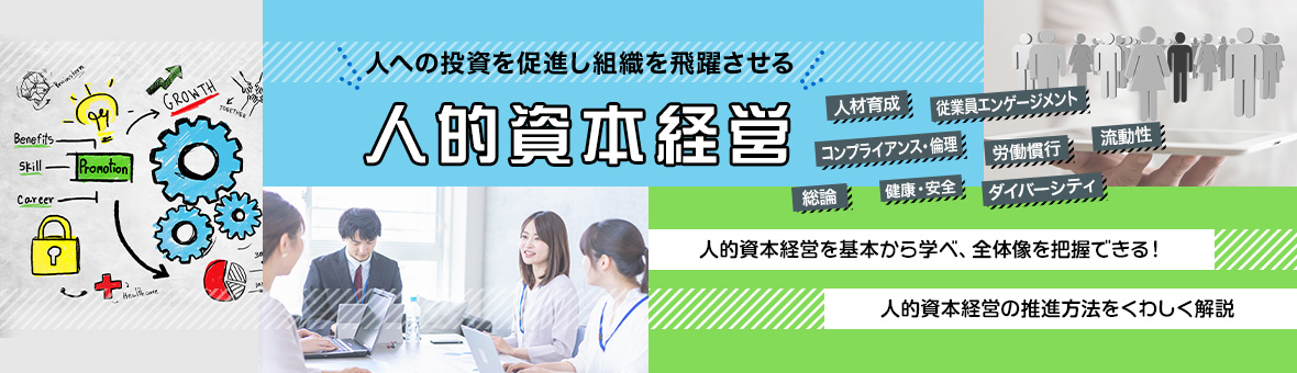 人への投資を促進し組織を飛躍させる人的資本経営 人的資本経営を基本から学べ、全体像を把握できる！ 人的資本経営の推進方法をくわしく解説